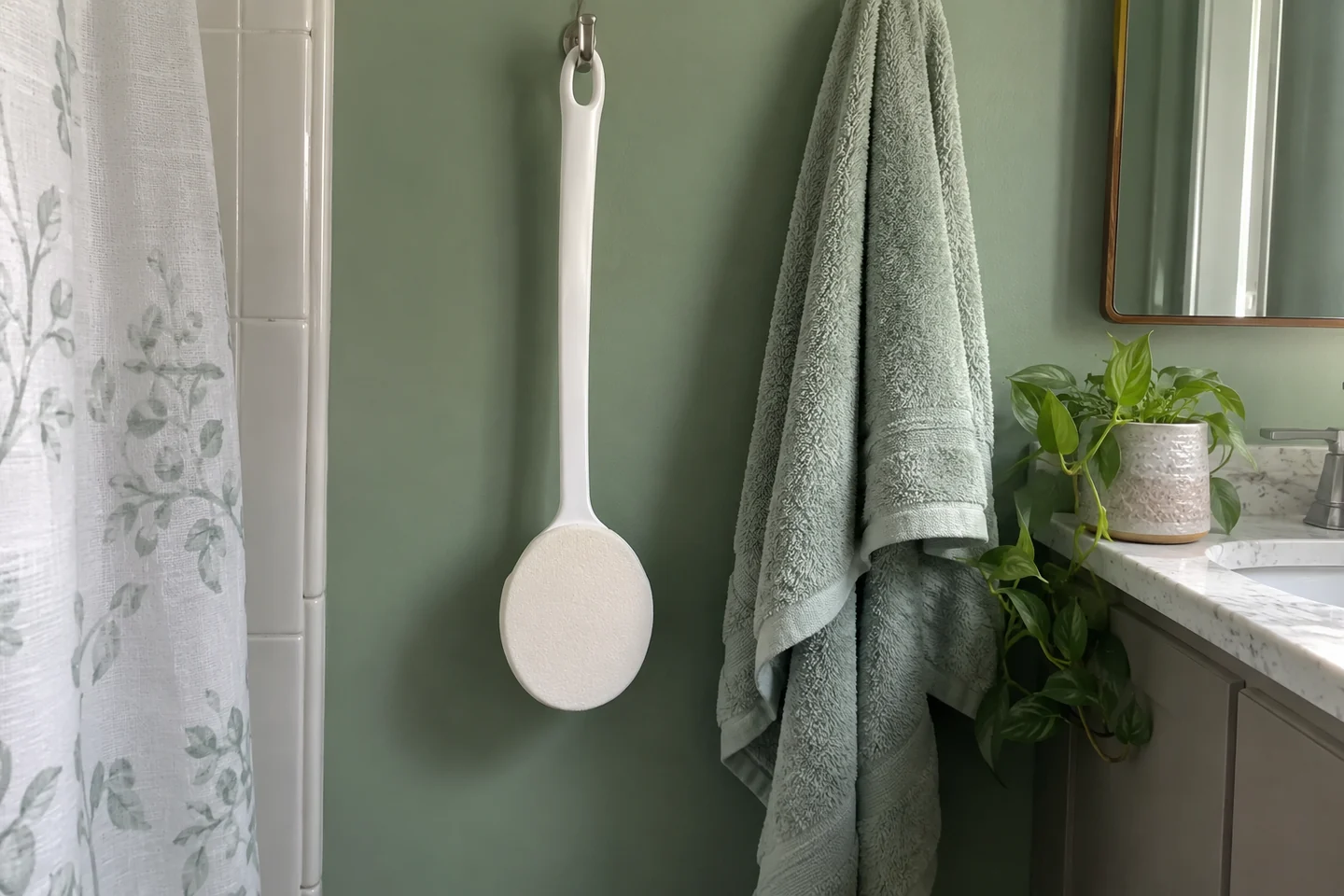 Un accessoire rincé qui sèche verticalement
